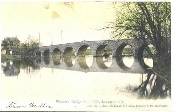 Wilmer's Bridge, built 1798, Lancaster, PA - Carey's Emporium