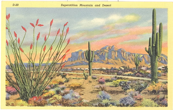 Superstition Mountain and Desert, Superstition Mountain, AZ - Carey's Emporium