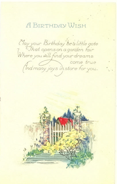 A Birthday Wish - Carey's Emporium