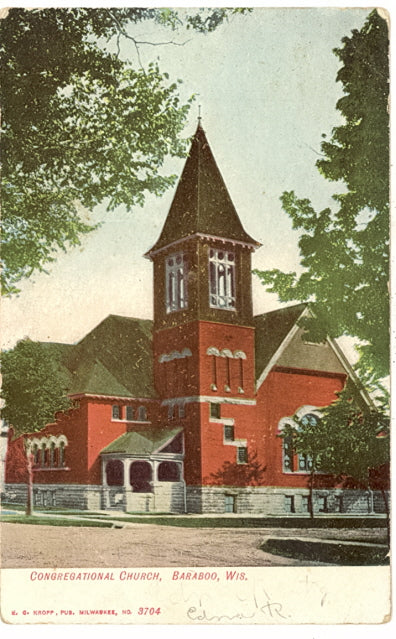 Congregational Church, Baraboo, WI - Carey's Emporium