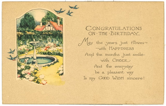 Congratulations On The Birthday - Carey's Emporium