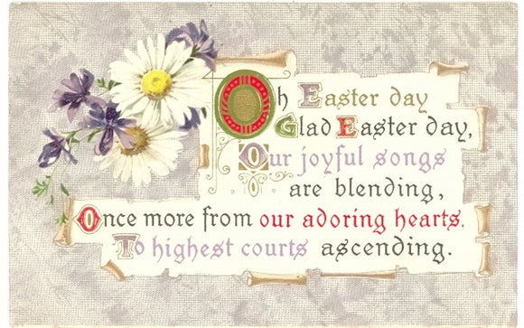 Oh Easter Day Glad Easter Day - Carey's Emporium