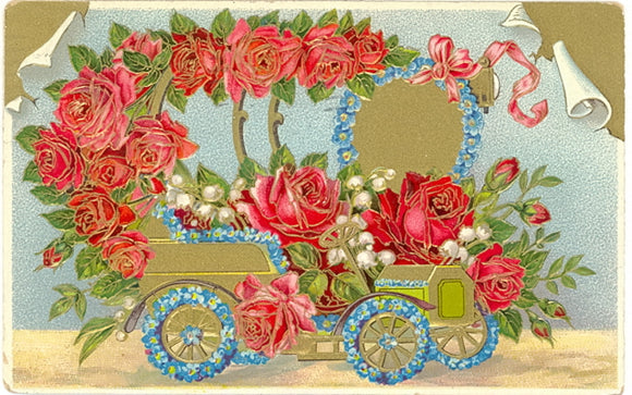 Flower Arrangement in Car - Carey's Emporium