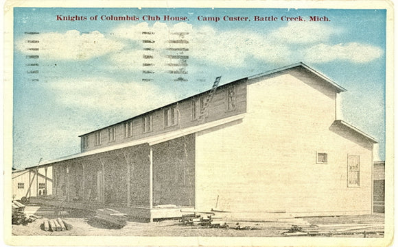 Knights of Columbus Club House, Camp Custer, Battle Creek, MI - Carey's Emporium