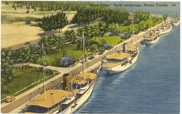 Down Town Yacht Anchorage, Miami, FL - Carey's Emporium