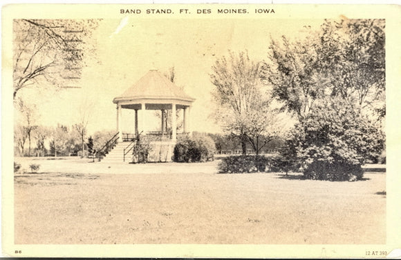 Band Stand, Ft. Des Moines, IA - Carey's Emporium