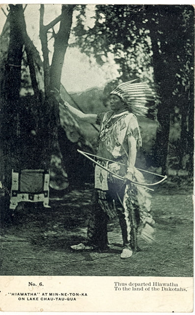 Hiawatha at Min-Ne-Ton-Ka on Lake Chau-Tau-Qua - Carey's Emporium