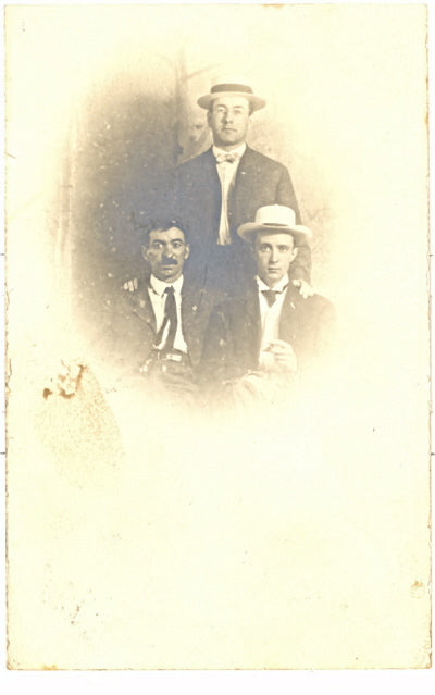 Three Men Posing - Carey's Emporium