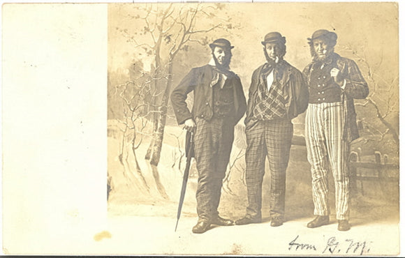 Three Men Posing - Carey's Emporium