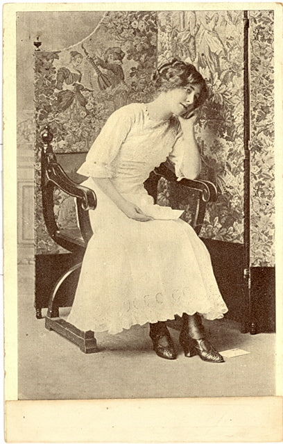 Woman Reading A Letter - Carey's Emporium