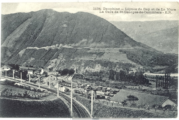 Lignes de Gap et de La Mure La Gare de St. Georges-de-Commiers, Dauphine - Carey's Emporium