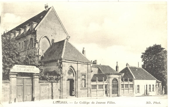 Le College de Jeunes Filles, Langres - Carey's Emporium