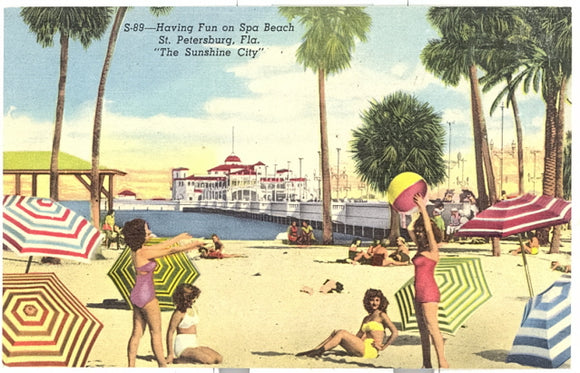 Having Fun on Spa Beach, St. Petersburg, FL - Carey's Emporium