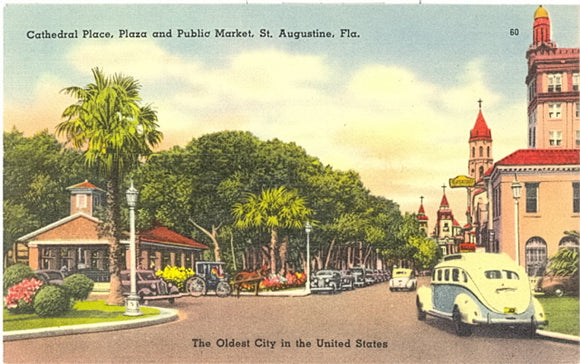 Cathedral Place, Plaza and Public Market, St. Augustine, FL - Carey's Emporium