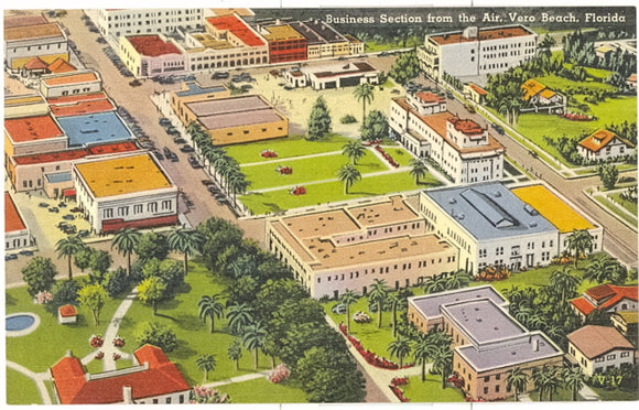 Business Section From The Air, Vero Beach, FL - Carey's Emporium