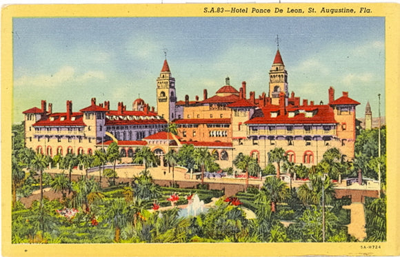 Hotel Ponce De Leon, St. Augustine, FL - Carey's Emporium
