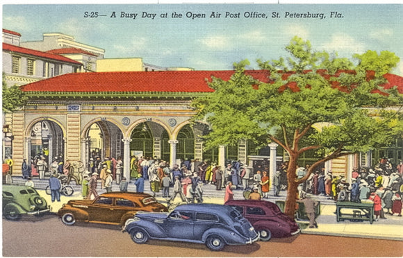 A Busy Day at the Open Air Post Office, St. Petersburg, FL - Carey's Emporium