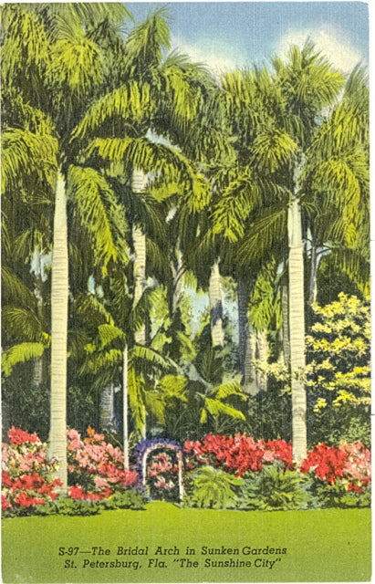The Bridal Arch in Sunken Gardens, St. Petersburg, FL - Carey's Emporium