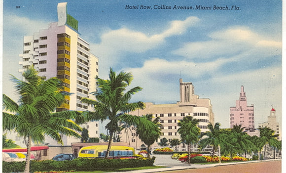 Hotel Row, Collins Avenue, Miami Beach, FL - Carey's Emporium