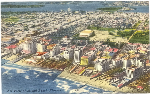 Air View of Miami Beach, FL - Carey's Emporium