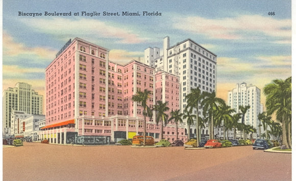Biscayne Boulevard at Flagler Street, Miami, FL - Carey's Emporium