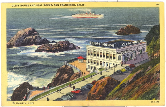 Cliff House and Seal Rocks, San Francisco, CA - Carey's Emporium