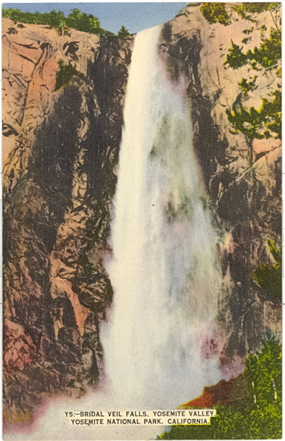 Bridal Veil Falls, Yosemite Valley, Yosemite National Park, California - Carey's Emporium