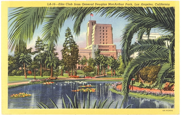 Elks Club from General Douglas MacArthur Park, Los Angeles, CA - Carey's Emporium