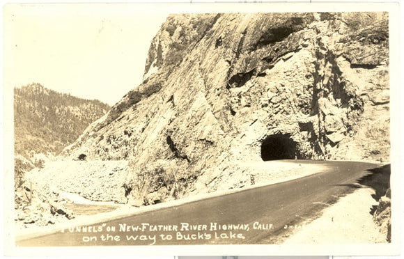 Two Tunnels on New Feather River Highway, CA - Carey's Emporium