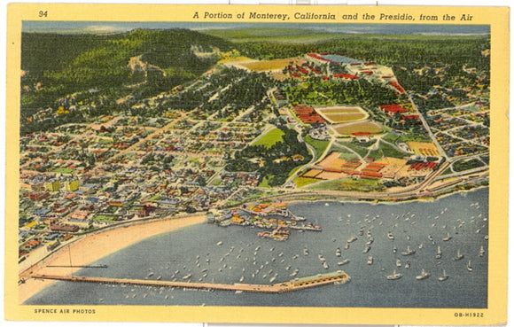 Aerial View, Monterey, CA - Carey's Emporium
