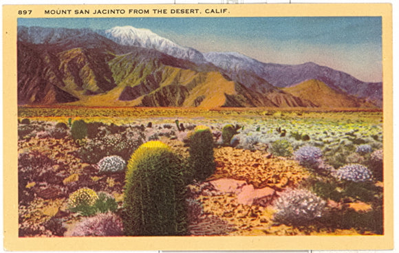 Mount San Jacinto from the Desert, CA - Carey's Emporium
