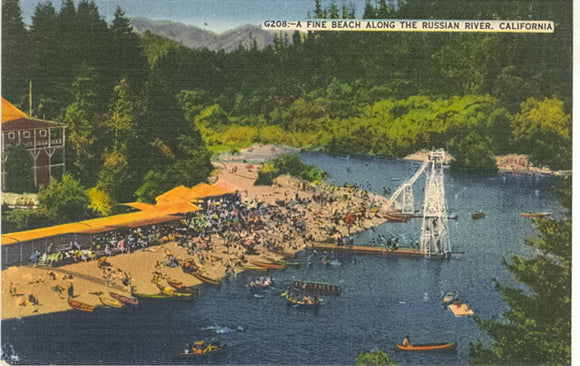 A Fine Beach Along the Russian River, CA - Carey's Emporium