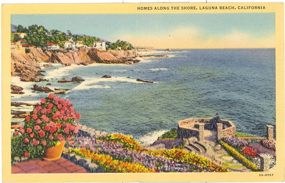 Homes Along the Shore, Laguna Beach, CA - Carey's Emporium