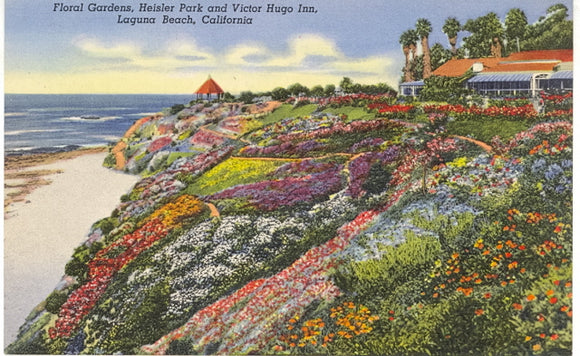 Flora Gardens, Heisler Park and Victor Hugo Inn, Laguna Beach, CA - Carey's Emporium