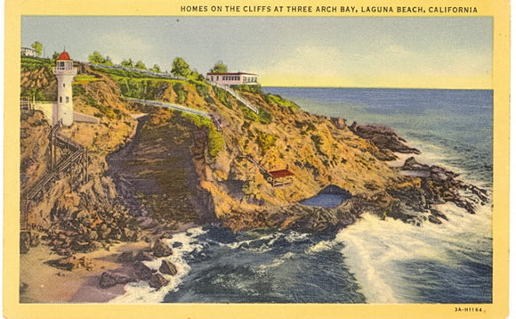 Homes on the Cliffs at Three Arch Bay, Laguna Beach, CA - Carey's Emporium