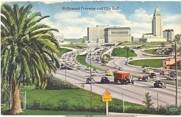 Hollywood Freeway and City Hall, Hollywood, CA - Carey's Emporium
