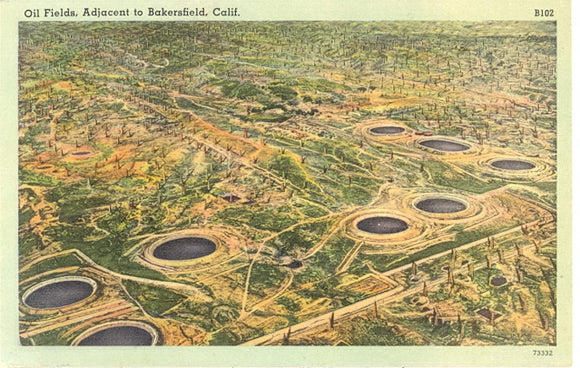 Oil Fields, Adjacent to Bakersfield, CA - Carey's Emporium