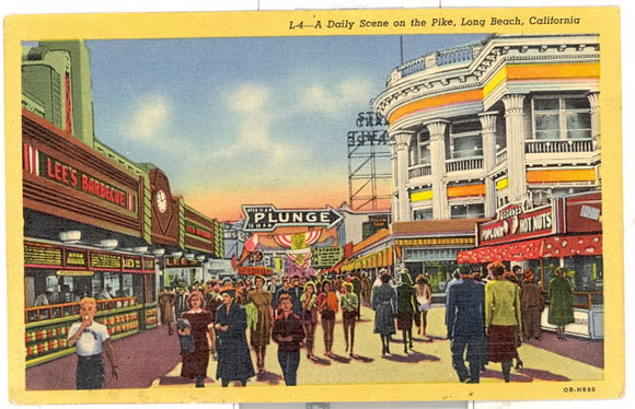 A Daily Scene on the Pike, Long Beach, CA - Carey's Emporium