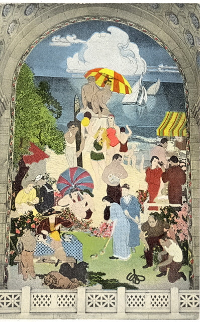 Mosaic over Entrance, Municipal Auditorium, Long Beach, CA - Carey's Emporium