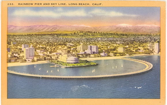Rainbow Pier and Sky Line, Long Beach, CA - Carey's Emporium