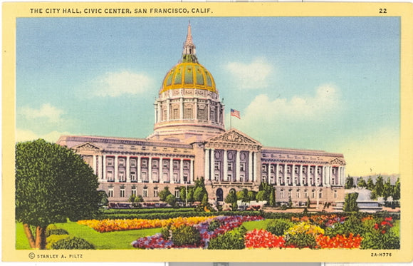 City Hall, Civic Center, San Francisco, CA - Carey's Emporium