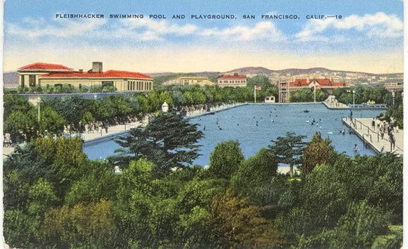 Fleishhacker Swimming Pool and Playground, San Francisco, CA - Carey's Emporium