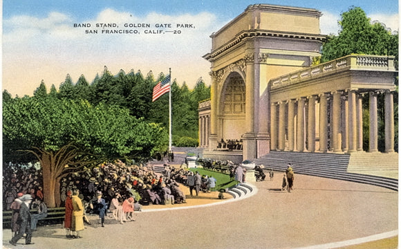 Band Stand, Golden Gate Park, San Francisco, CA - Carey's Emporium
