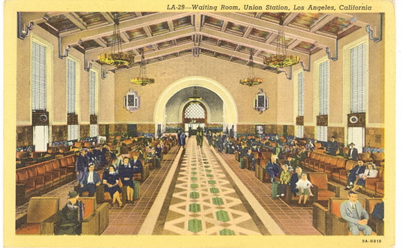 Waiting Room, Union Station, Los Angeles, CA - Carey's Emporium