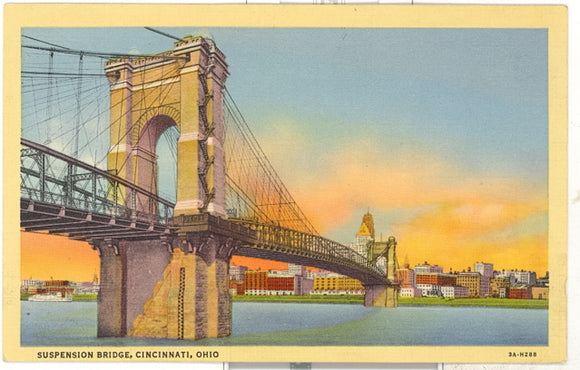Suspension Bridge, Cincinnati, OH - Carey's Emporium