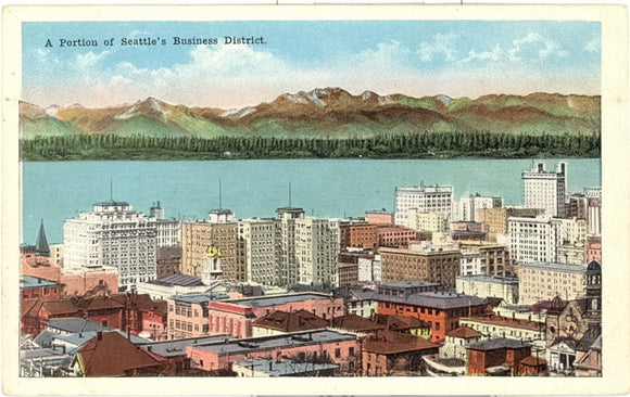 A Portion of Seattle's Business District, Seattle, WA - Carey's Emporium