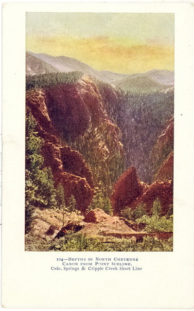 North Cheyenne Canon, Colorado Springs, CO - Carey's Emporium