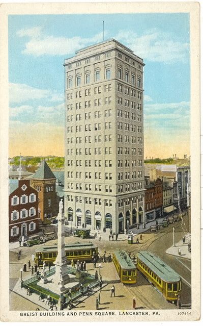 Greist Building and Penn Square, Lancaster, PA - Carey's Emporium