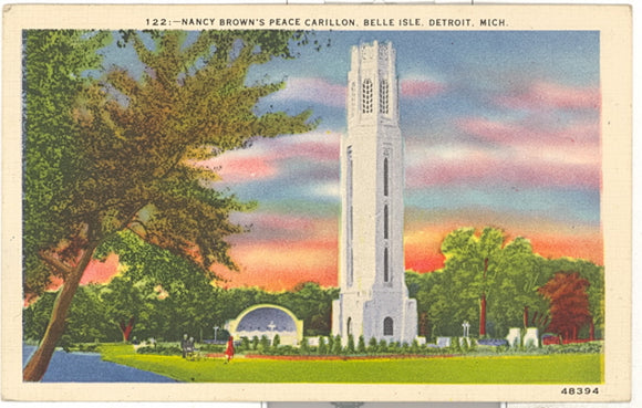 Nancy Brown's Peace Carillon, Belle Isle, Detroit, MI - Carey's Emporium