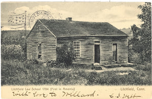 Litchfield Law School 1784, First in America, Litchfield, CT - Carey's Emporium